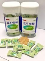 Blue Scutellaria Throat Lozenges in Jar