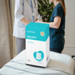 Skin-friendly gauze abdominal binder