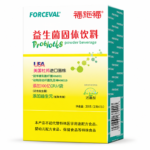 Forceval Probiotic Solid Drink Mix product packaging with supplement facts and usage information - image 2